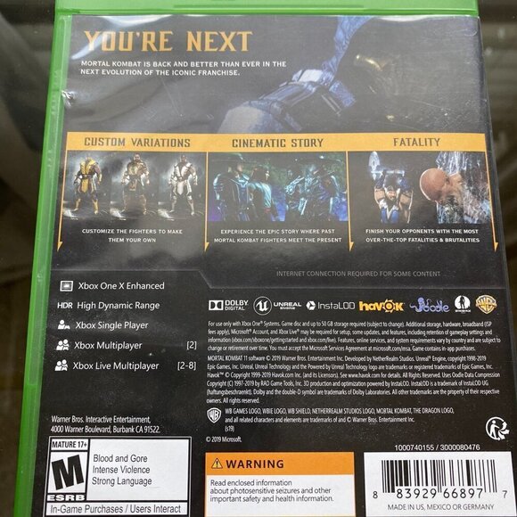 MORTAL KOMBAT 11 FOR XBOX ONE - Picture 2 of 4
